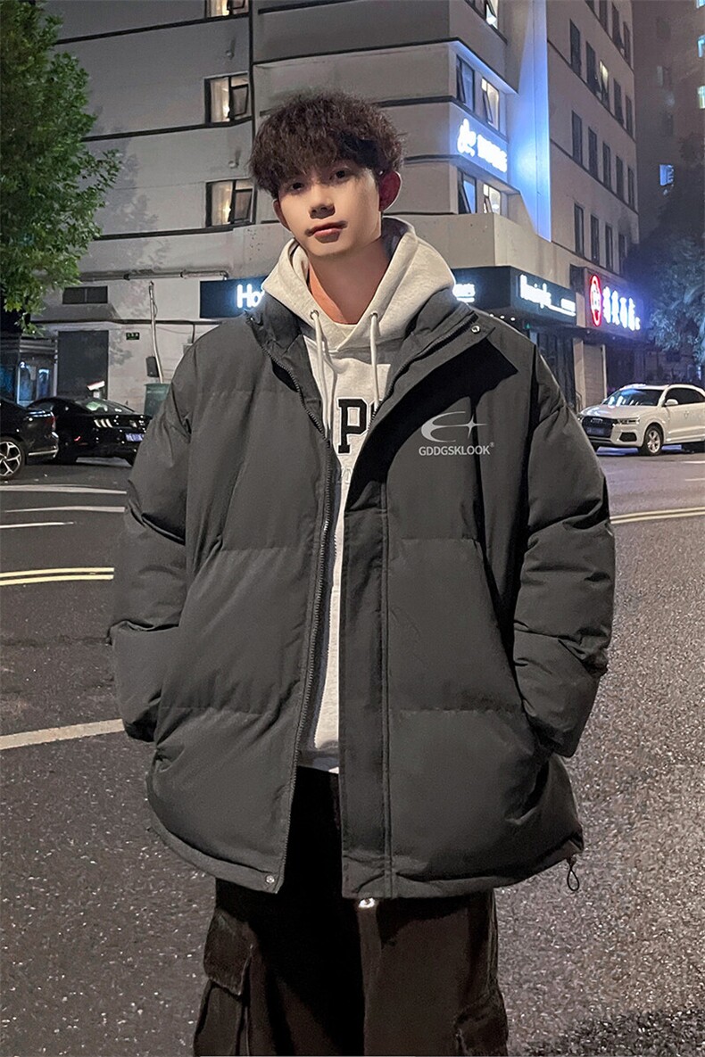 外景冬季加厚面包服男宽松创意百搭保暖棉衣立领外套MF00429/P90,男装棉衣,电商B316