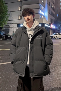 外景冬季加厚面包服男宽松创意百搭保暖棉衣立领外套MF00429/P90图片