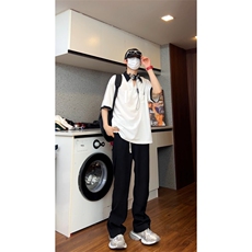 抖音品质！重磅夏季美式冰感POLO衫男潮流宽松短袖XP2403-P45控68，男装Polo衫，电商B370