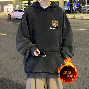 直播品质 500克重磅美式做旧水洗卫衣 SL1531-常规特P55加绒特P65图片