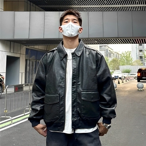 网图现货 加厚加棉皮衣 飞行员外套 1209-1-JK19-P90主推可谈图片