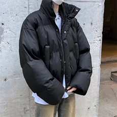 美式复古潮牌高级感短款棉服冬季设计感加厚棉服外套男W8065-P88，男装棉衣，星座512-4
