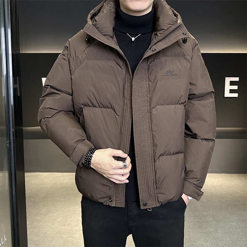 M-2XL25805-P215298标50绒立领羽绒服男特殊面料宽松版,男装羽绒服,电商B321-1