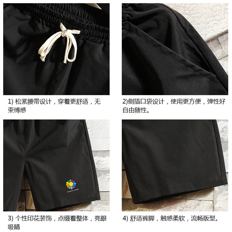 DK39101-P15港风休闲短裤男士大码运动五分裤男中裤男马裤砖墙,男装休闲裤,电商A040A