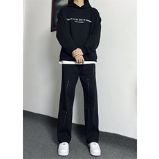 自家图，cleanfit漆点牛仔裤男秋冬显瘦显腿长裤子KZA36-P55，男装牛仔裤，星座1007（原301D）