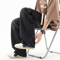 美式高街水洗牛仔裤潮流宽松工装休闲裤A161-ZK818-P55，男装牛仔裤，电商A161