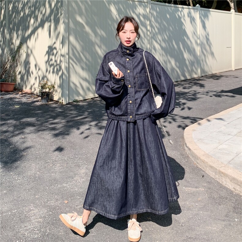有货春装新款牛仔套装裙2026新款AD1003-P196K318,女装套装/套裙,2B187