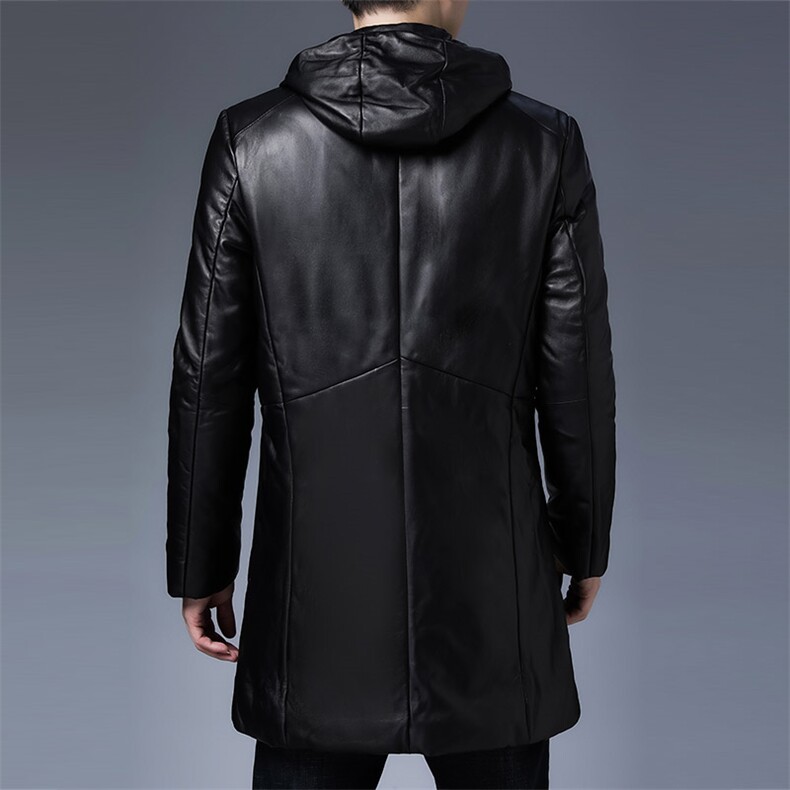 YT-CY275冬季男士羽绒服外套连帽宽松白鸭绒中长款加厚保暖P710,男装羽绒服,电商B360