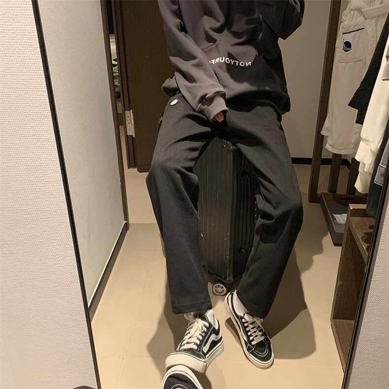 毛呢休闲裤小脚B342-K7013-P50控68,男装休闲裤,电商B342