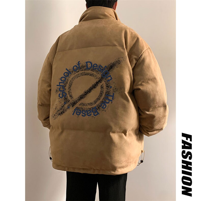 电商DSA028-MYC21P584 P100 冬季新款麂皮绒立领棉衣男控138图片