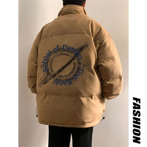 电商DSA028-MYC21P584 P100 冬季新款麂皮绒立领棉衣男控138图片