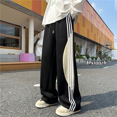 XZ616秋季新款重磅华棉撞色织带拼接休闲长裤TY1075特P35控68，男装休闲裤，星座512A（原616）