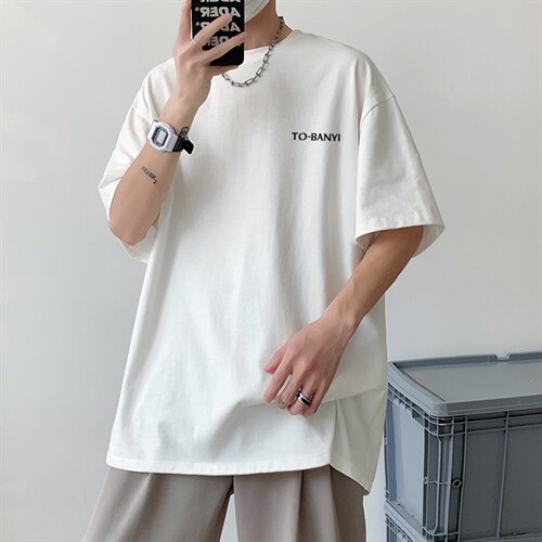HXY998TP20新款夏季印花半袖青少年潮牌印花男生宽松T恤衫，男装T恤，电商A102-1