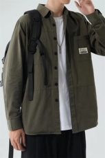 中青年男学生长袖纯棉衬衫秋装新款衬衣宽松版CS888-P40，男装衬衫，星座102C-1(原星座100)