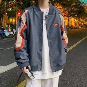 2023秋高街棒球服男ins潮牌嘻哈港风潮流学生休闲外套JK011-P60图片