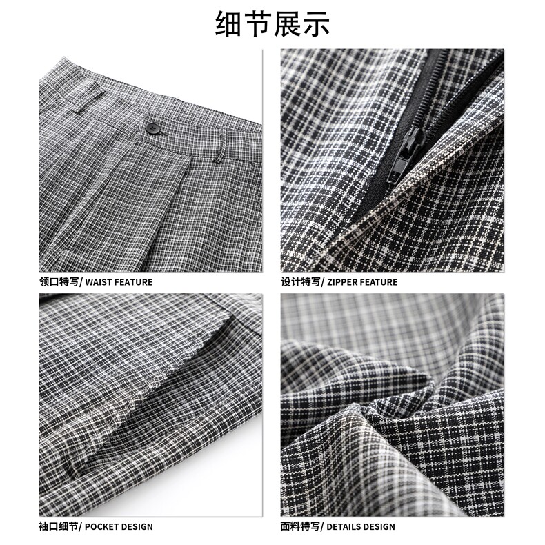 慵懒风复古美学高街长裤法式潮流舒适时尚情侣裤K805TP45控88,男装休闲裤,电商A102B