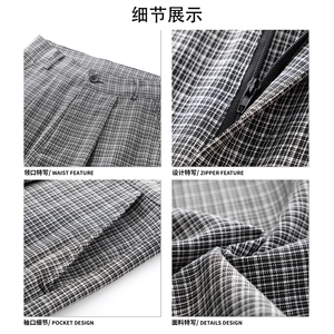 慵懒风复古美学高街长裤法式潮流舒适时尚情侣裤K805TP45控88图片