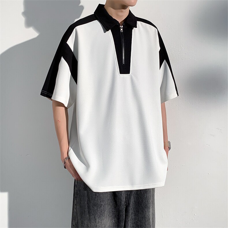 加大210斤可穿夏季新款休闲短袖T恤男宽松百搭POLO打底衫，男装Polo衫，星座1206（原A206）