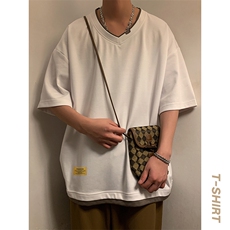 夏季短袖港风暖光休闲宽松潮牌百搭短袖T恤男TC3138RK01-P30控50，男装T恤，星座717