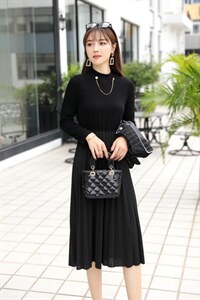时尚小香风两件套套裙图片