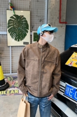 特P80无差价新款百搭拉链春秋时尚绣花夹克外套-HJ5715港风1，男装夹克，电商A003
