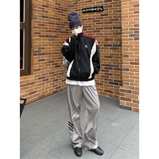 B221美式ins街头hiphop休闲情侣宽松运动裤子LK23117-P60控78，男装休闲裤，电商B221