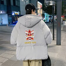 MY16185-P100加厚加绒连帽棉衣男大码棉服男面包服男,男装棉衣,电商A040