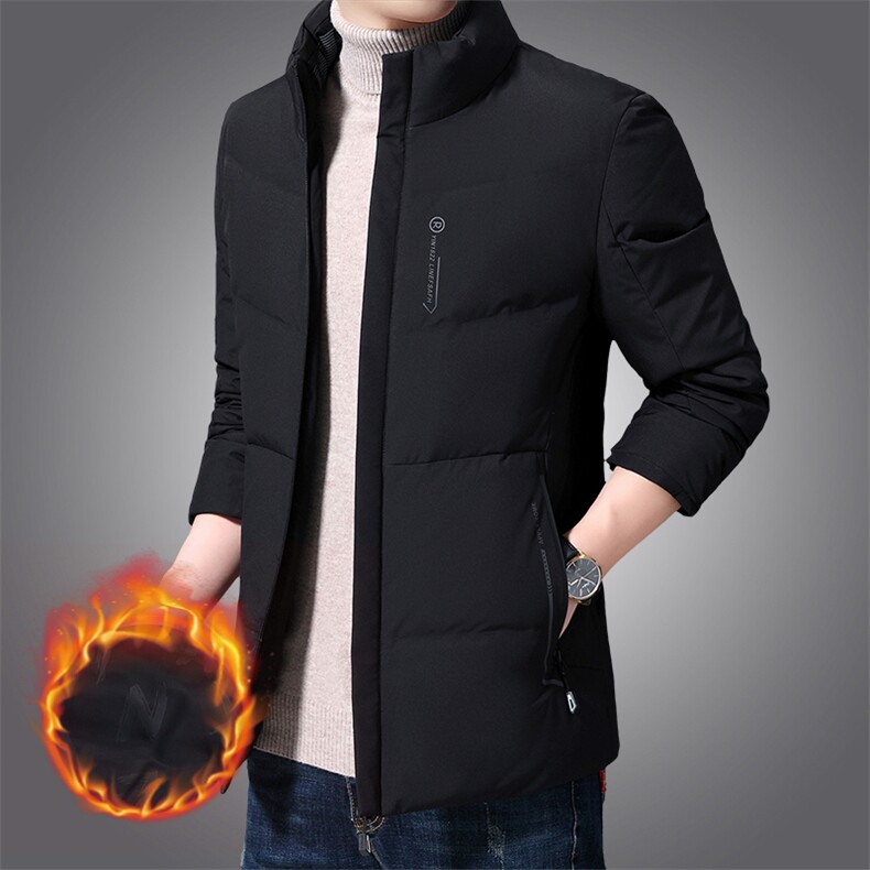 CX19917钱塘2020-2中年男士商务休闲冬季厚款百搭简约羽绒服P195图片