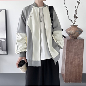 百搭撞色外套拼接棒球服夹克 J47244-P80图片
