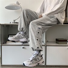 2023春季潮流排扣卫裤港风百搭青少年束脚运动裤WK88-特批30,男装休闲裤,星座718-1