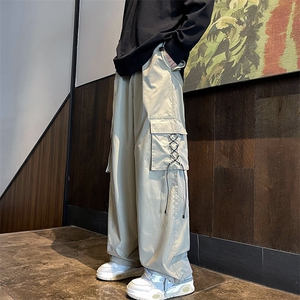 K960-P42美式设计感秋季多乐棉长裤图片