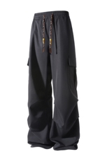 褶皱夏季速干拖地休闲裤K111立体92%聚酯纤维8%氨纶(S-2XL)TP28，男装休闲裤，电商A088