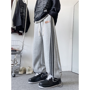 K125/P50春装新款现货高品质华棉卫裤男运动休闲裤大码宽松直筒裤图片