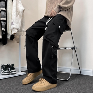 美式机能工装裤男士潮牌秋冬新款宽松冲锋裤青少年休闲长裤子,男装工装外套,星座410-7