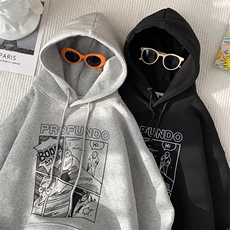 数据高转化中性风卫衣男连帽外套X-416B-1-WL114-P45限58，男装卫衣，星座416B-1