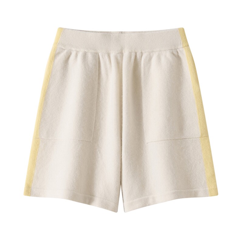 2025年秋季新款百搭同款拼色短裤，女装休闲裤，珍丝贝尔