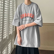 短袖夏季美式高街少年重磅纯棉半袖男装T恤B225-T9232-P40-X55，男装T恤，电商B225