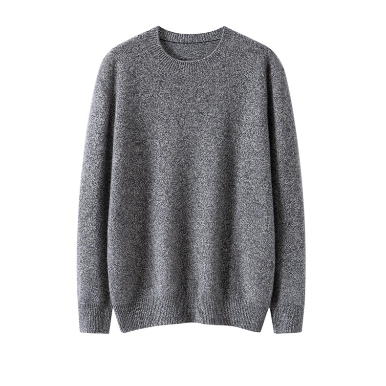 2025秋冬新款女羊绒衫100%纯山羊绒纯色POLO领厚款保暖针织套衫，男装羊绒套衫，榆莲羊绒