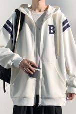 2024春季新款光影墙大码320克华棉刺绣卫衣M-5XHW23679-特P50，男装卫衣，电商A022