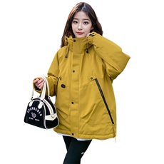 现货秒发2024冬装新款加厚韩版保暖棉衣棉服冲锋衣外套，女装棉衣/棉服，星宇服饰