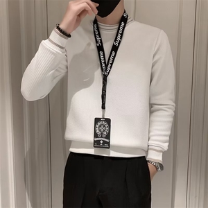 圆领套头新款卫衣青春气质加绒秋冬休闲男时尚修身型潮 T553-P38图片