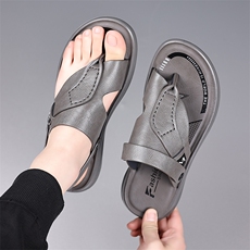 X3815-P125凉鞋男夏季新款夹脚凉拖鞋休闲沙滩鞋两穿男士凉鞋，男鞋凉鞋，星座1407-3
