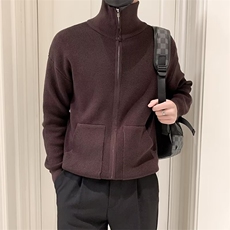 针织开衫外套男款春秋新款简约拉链纯色毛衣男士秋冬季潮S702，男装针织衫/毛衣，星座506