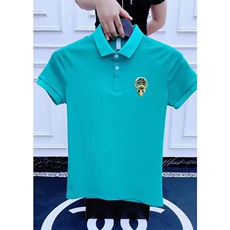 M614-P35潮流痞帅polo衫男士短袖夏季时尚青年网红半袖t恤，男装Polo衫，星座617A-1（原B318A）