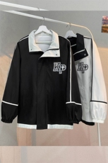 双面穿冲锋衣印花KP夹克男大码棒球服春秋休闲外套6005-P60控108，男装夹克，星座207