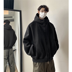 现货6加厚cleanfit美式休闲重磅480G短款开衫卫衣TTTB05-P98，男装卫衣，星座1315