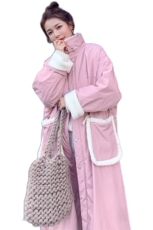 现货271-1631高品质羊羔毛工装棉衣外套，女装棉衣/棉服，浙宝271