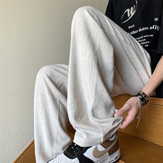 8XL-M特大码风亚麻裤休闲棉麻裤直通宽松冰丝裤K919P58控78，男装休闲裤，电商D206-1