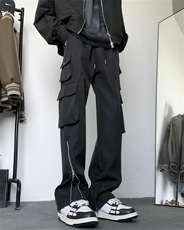 工装百搭休闲裤男高街潮流户外防水冲锋裤长裤子G5003/P55，男装工装外套，电商D202-1