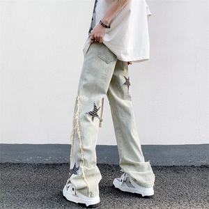 牛仔裤长裤青春流行简约新款原宿夏季潮日系百搭潮流ins气质图片